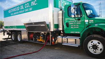 Heathwood Oil Company truck